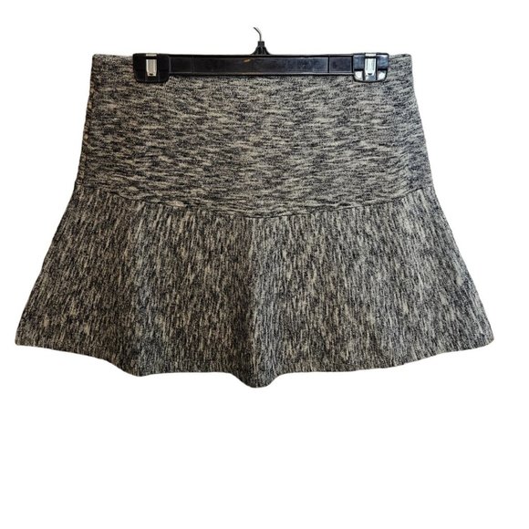 Theory Wool Gida KB Evian Space Knit Flounce Hem Skater Skirt Women Medium - Picture 6 of 10